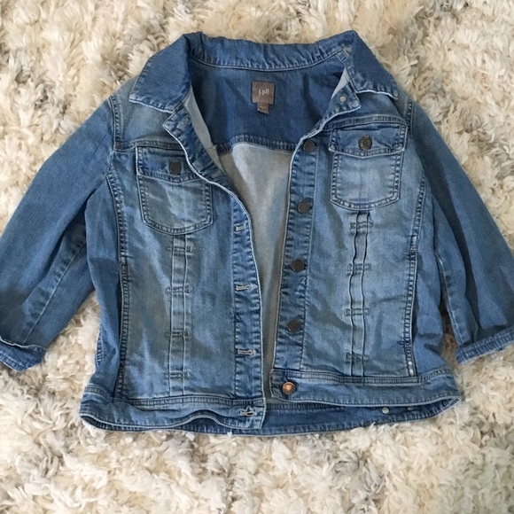 J. Jill Jackets & Blazers - blue jean jacket